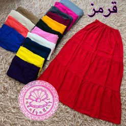 دامن نخی طبقه ای بلند - تصویر 2