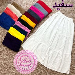 دامن نخی طبقه ای بلند - تصویر 6
