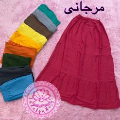دامن نخی طبقه ای بلند - تصویر 14