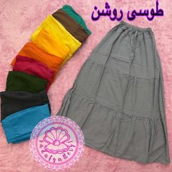 دامن نخی طبقه ای بلند - تصویر 13