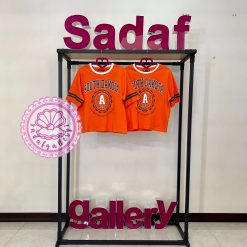 تیشرت زنانه نارنجی مارک دار sinsay - تصویر 4
