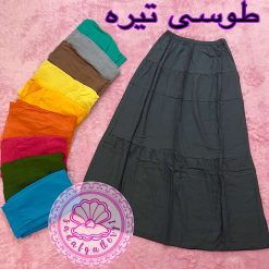 دامن نخی طبقه ای بلند - تصویر 10