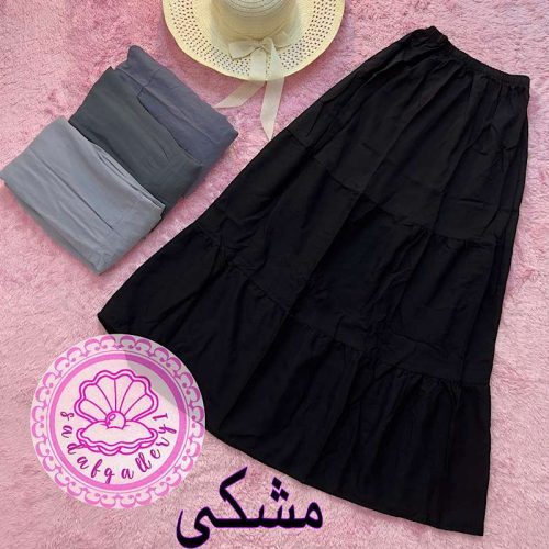دامن نخی طبقه ای بلند - تصویر 8