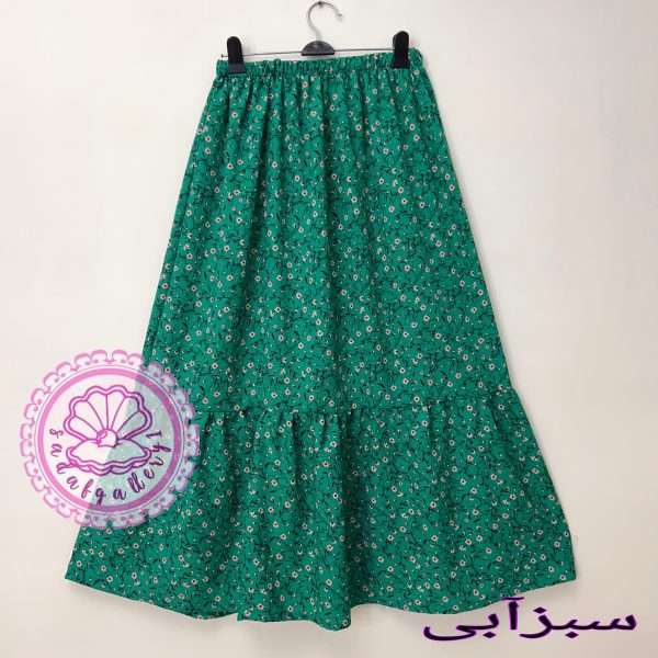 دامن کرپ پفکی بلند در رنگبندی خاص - Image 7