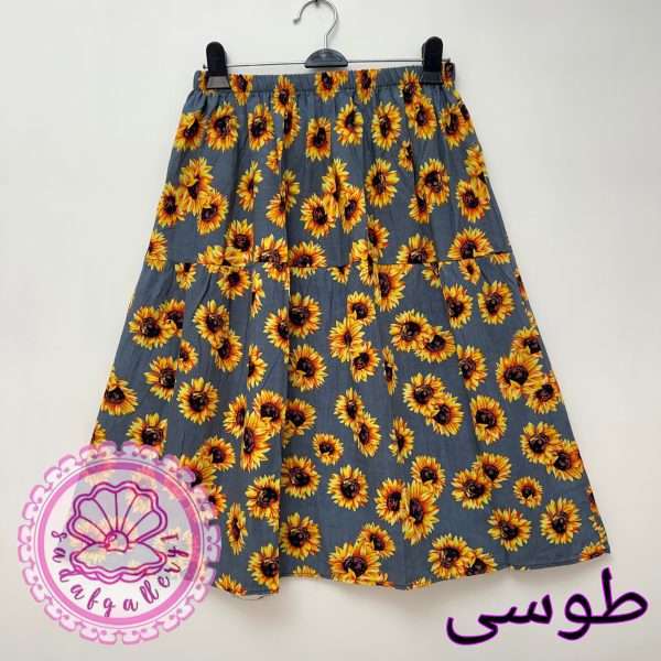 دامن نخی کوتاه آفتابگردون - Image 4