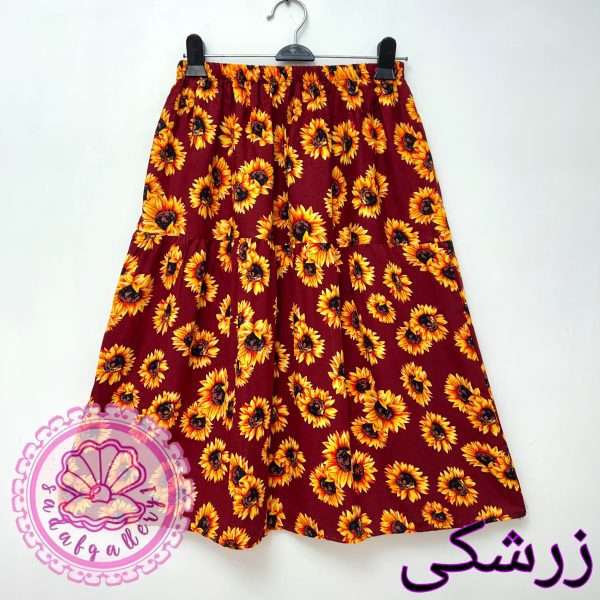 دامن نخی کوتاه آفتابگردون - Image 5