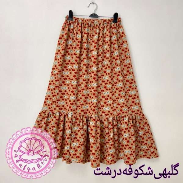 دامن کرپ پفکی بلند در رنگبندی متنوع - Image 3