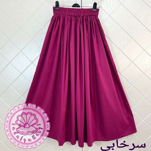 دامن کتان زارا پرچین و کلوش بلند - Image 2