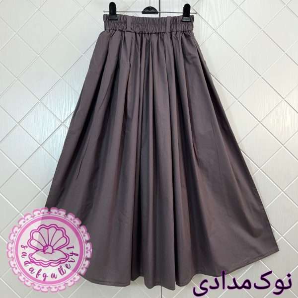 دامن کتان زارا پرچین و کلوش بلند - Image 3