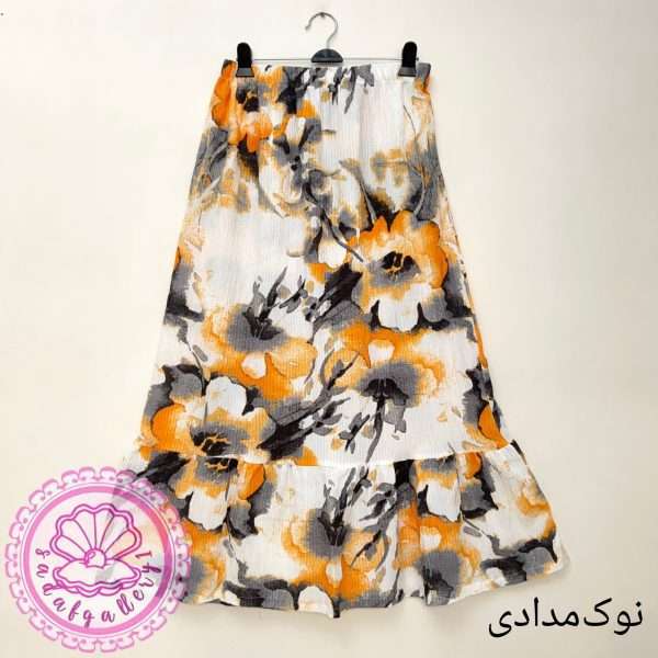 دامن آبرنگی بلند در رنگبندی متنوع(کد1401) - Image 6