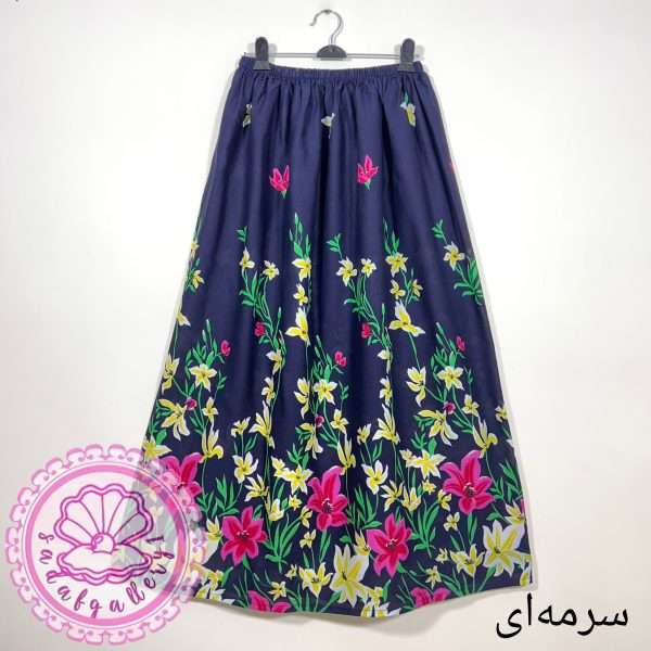 دامن نخی بلند لیلیوم در رنگبندی متنوع(کد1377) - Image 4