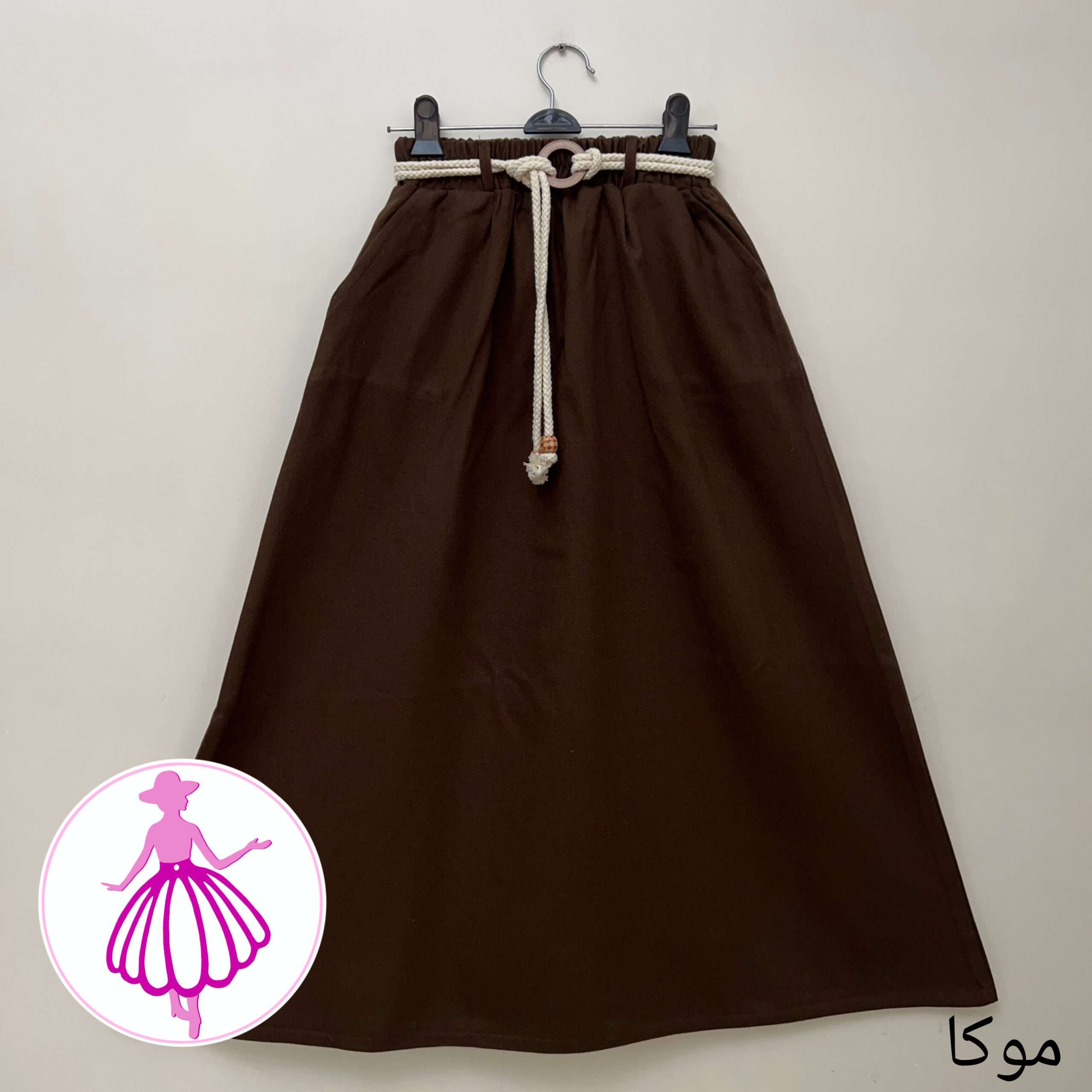 دامن پشمی کلوش بلند در رنگبندی متنوع(کد1427) - Image 10