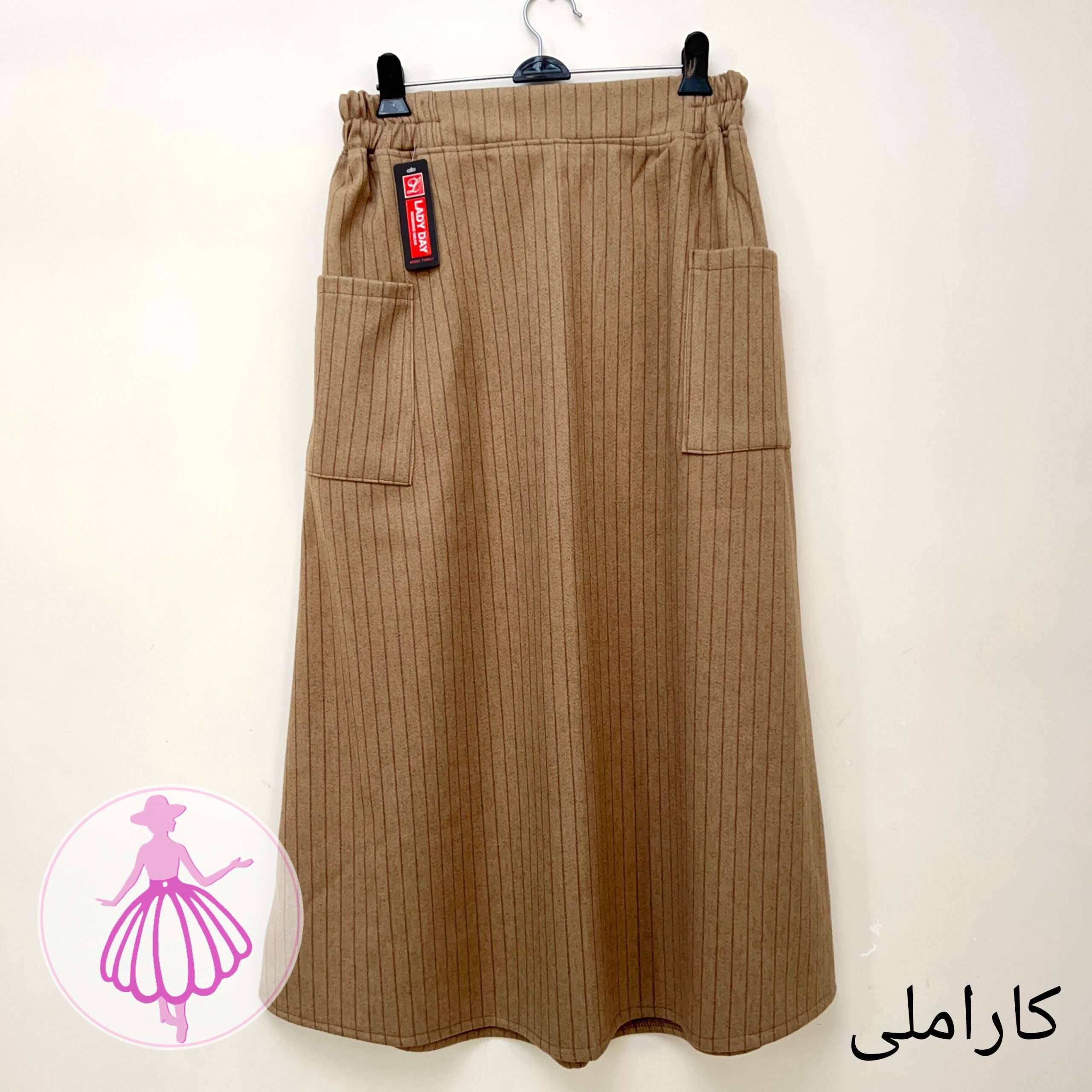 دامن فوتر نیم کلوش بلند در رنگبندی متنوع(کد1423) - Image 8