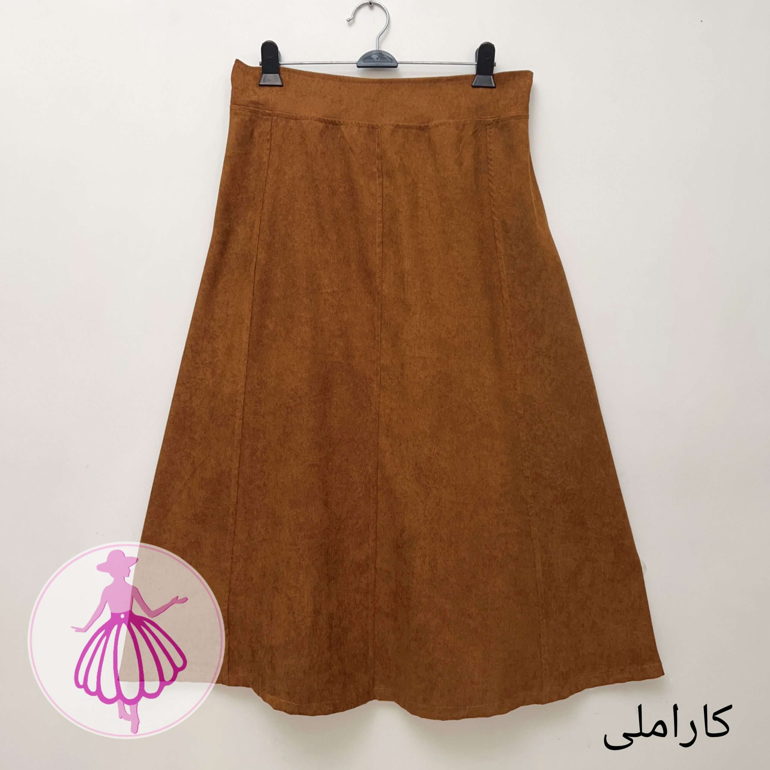 دامن مخمل کلوش بلند در رنگبندی متنوع(کد1425) - Image 6