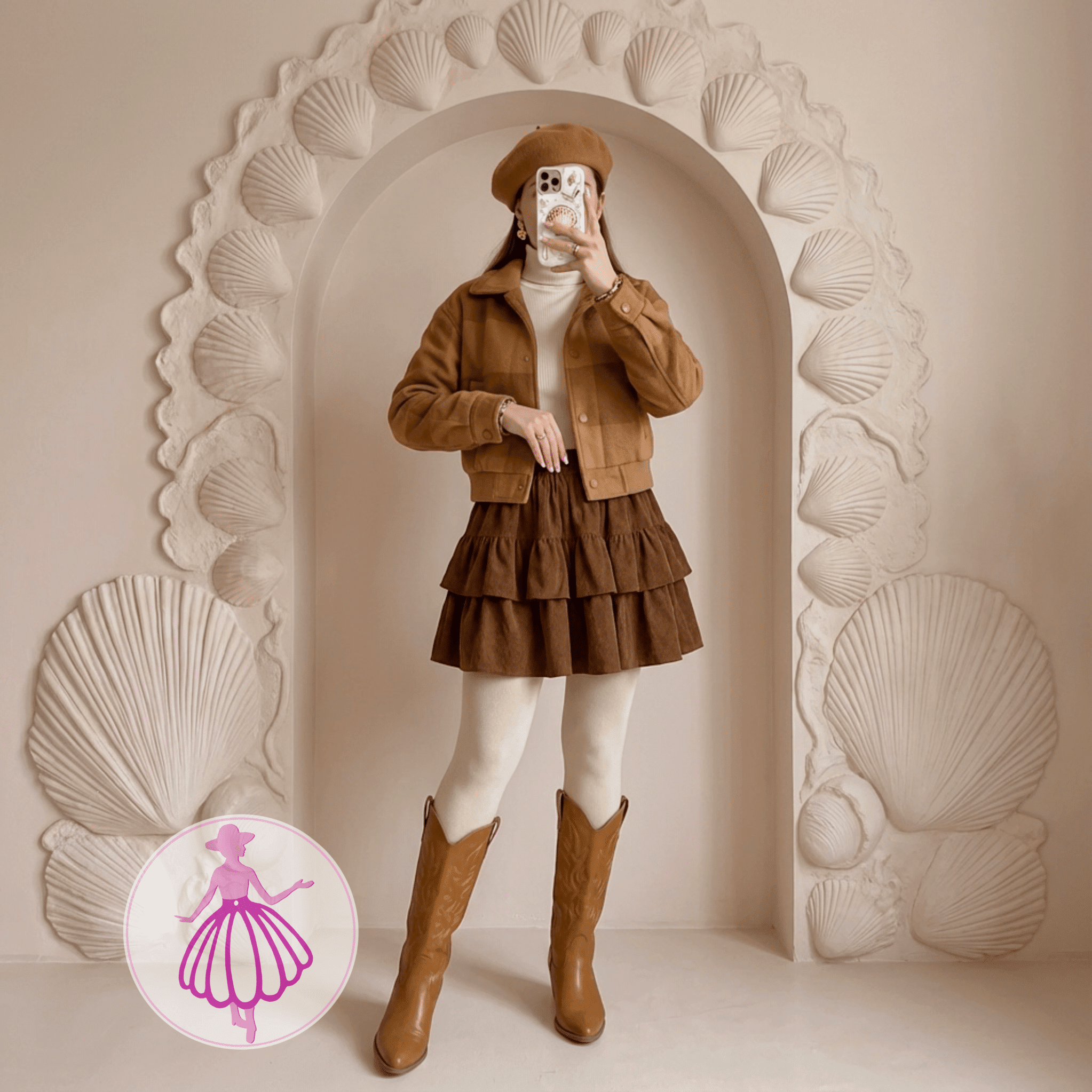 دامن زنانه مخمل عروسکی در رنگبندی متنوع(کد1422) - Image 6