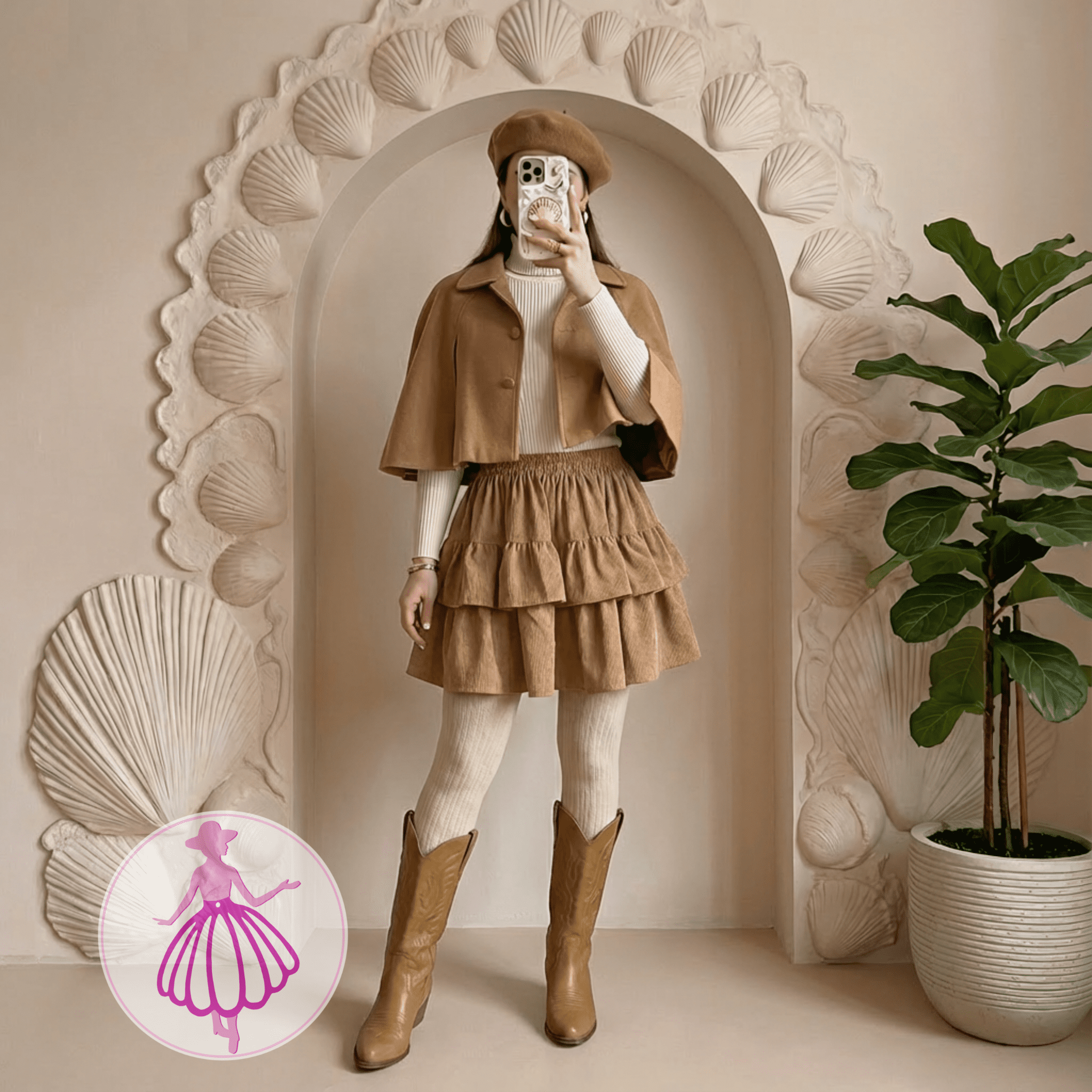 دامن زنانه مخمل عروسکی در رنگبندی متنوع(کد1422) - Image 4