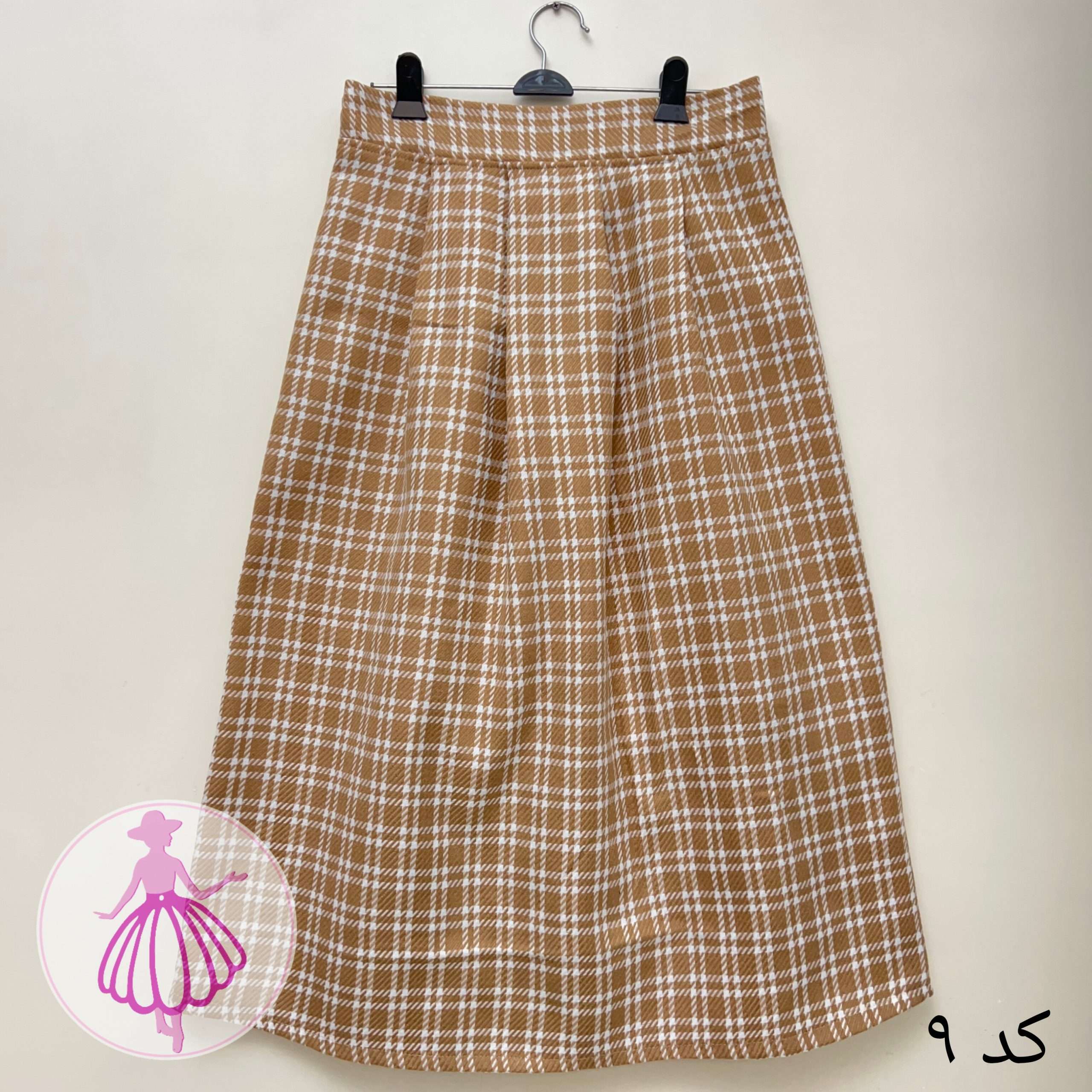 دامن چهارخونه پشمی بلند در رنگبندی متنوع(کالکشن 2) - Image 5