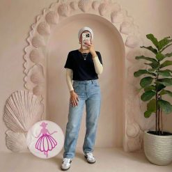 تیشرت زنانه مشکی sinsay