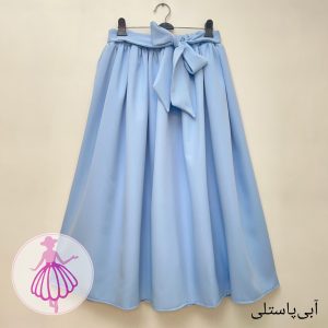 دامن پاپیونی پرچین کلوش بلند در رنگبندی متنوع(کد1440)