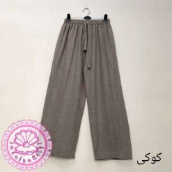 شلوار شانتون نیم بگ کژوال - تصویر 4