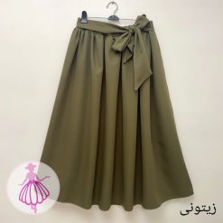 دامن پاپیونی کلوش بلند - تصویر 12