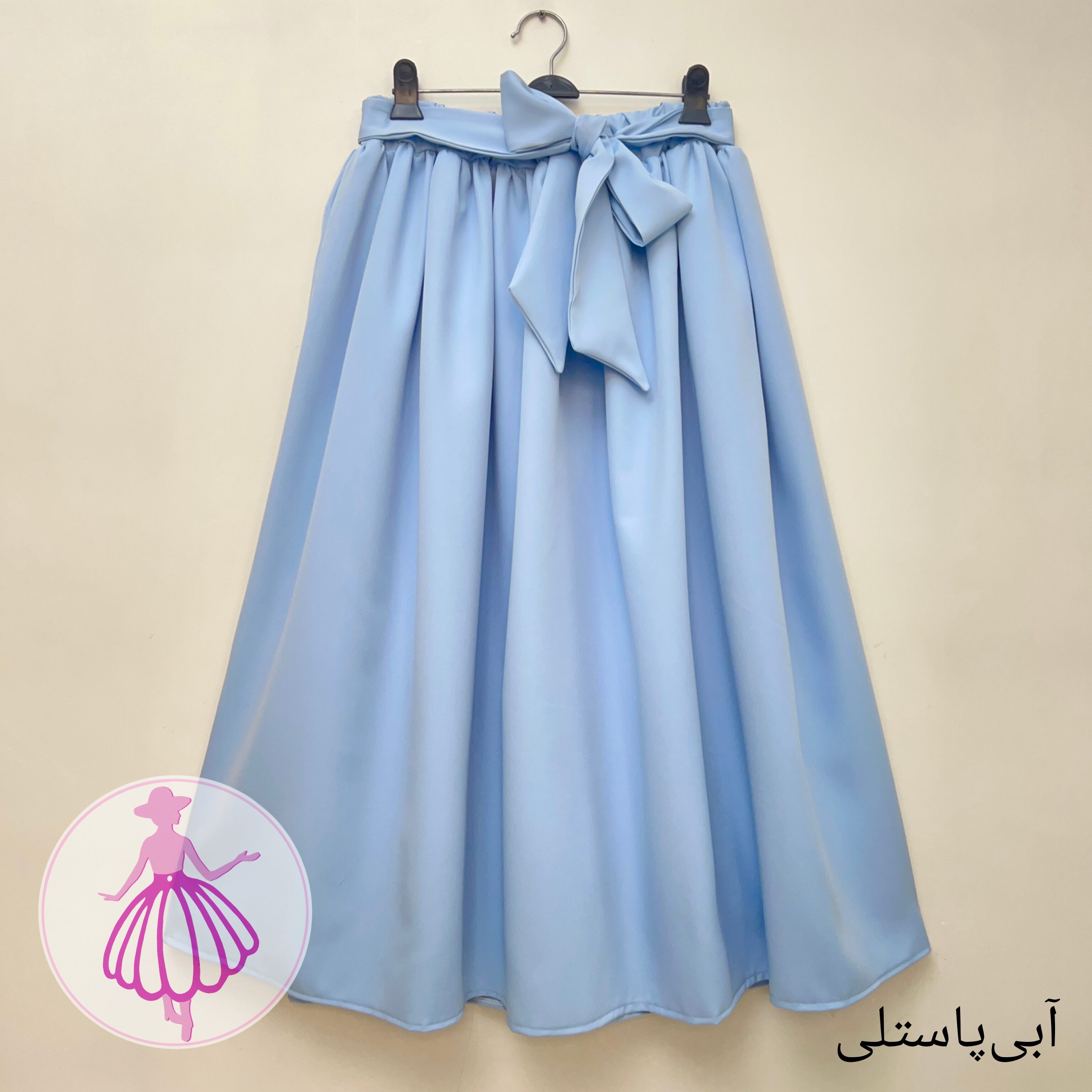 دامن پاپیونی پرچین کلوش بلند - Image 10