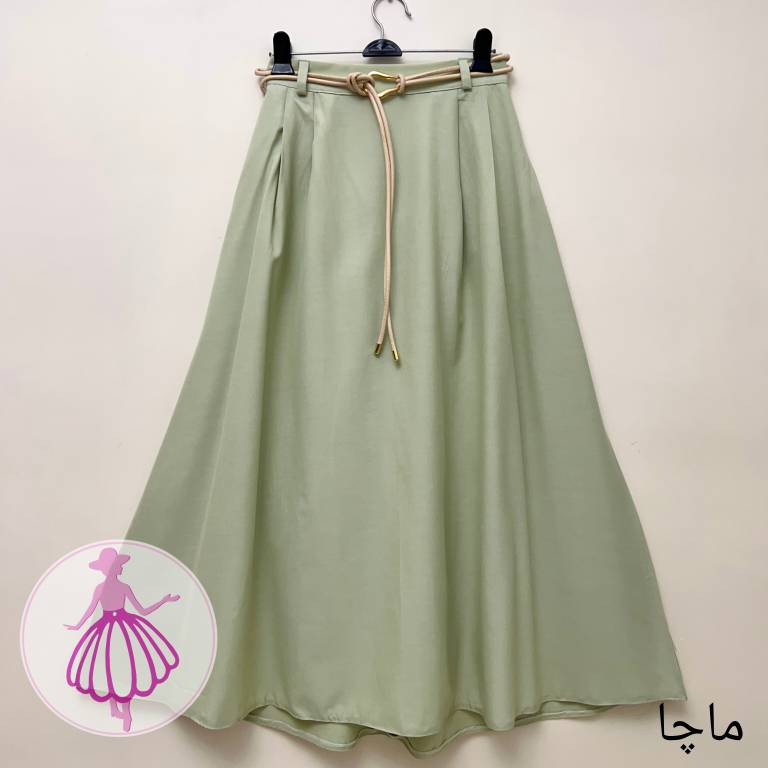 دامن برماندو پیله دار در رنگبندی متنوع(کد1447) - Image 2