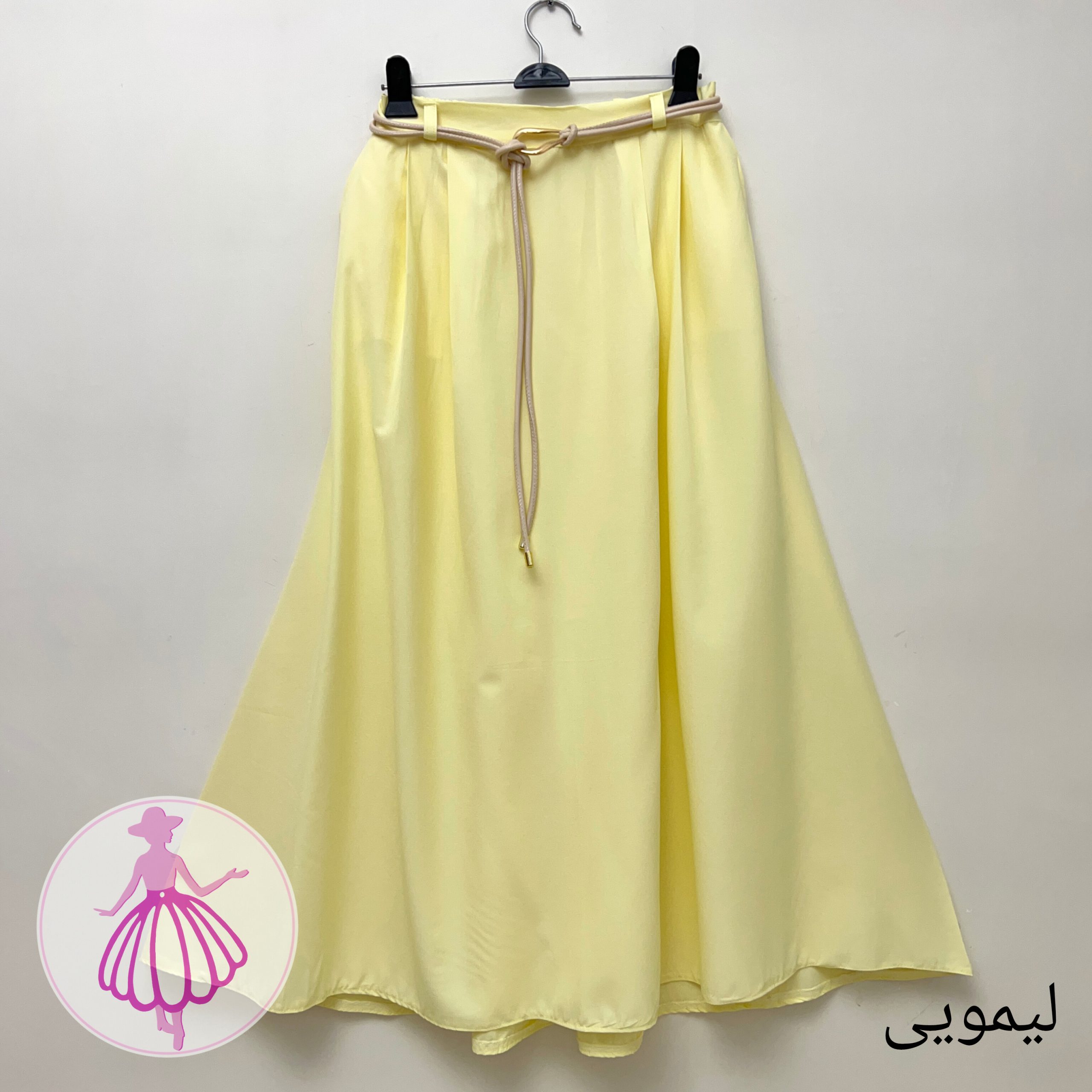 دامن برماندو پیله دار در رنگبندی متنوع(کد1447)