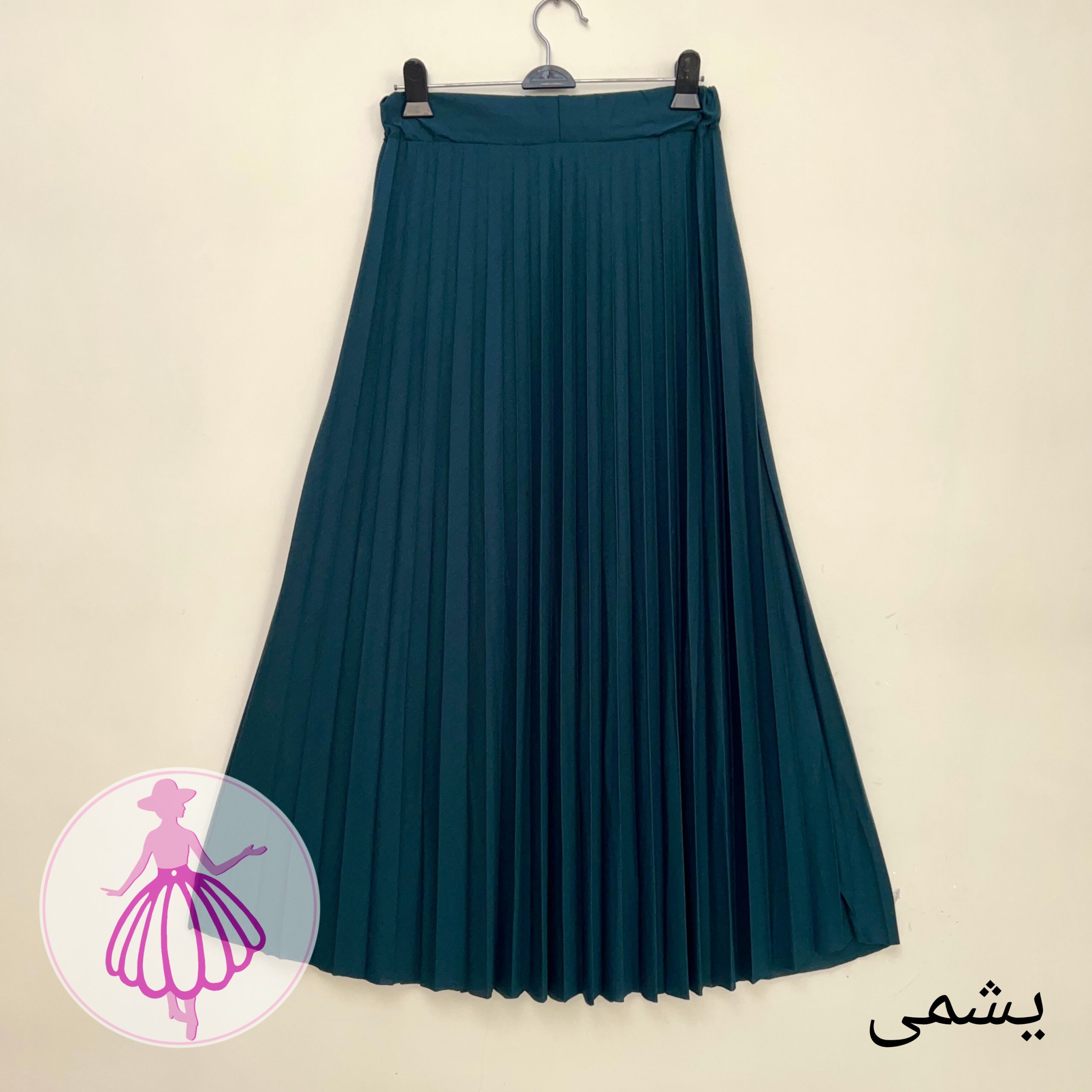 دامن پلیسه کرپ جودون بلند در رنگبندی متنوع(کد1442) - Image 8