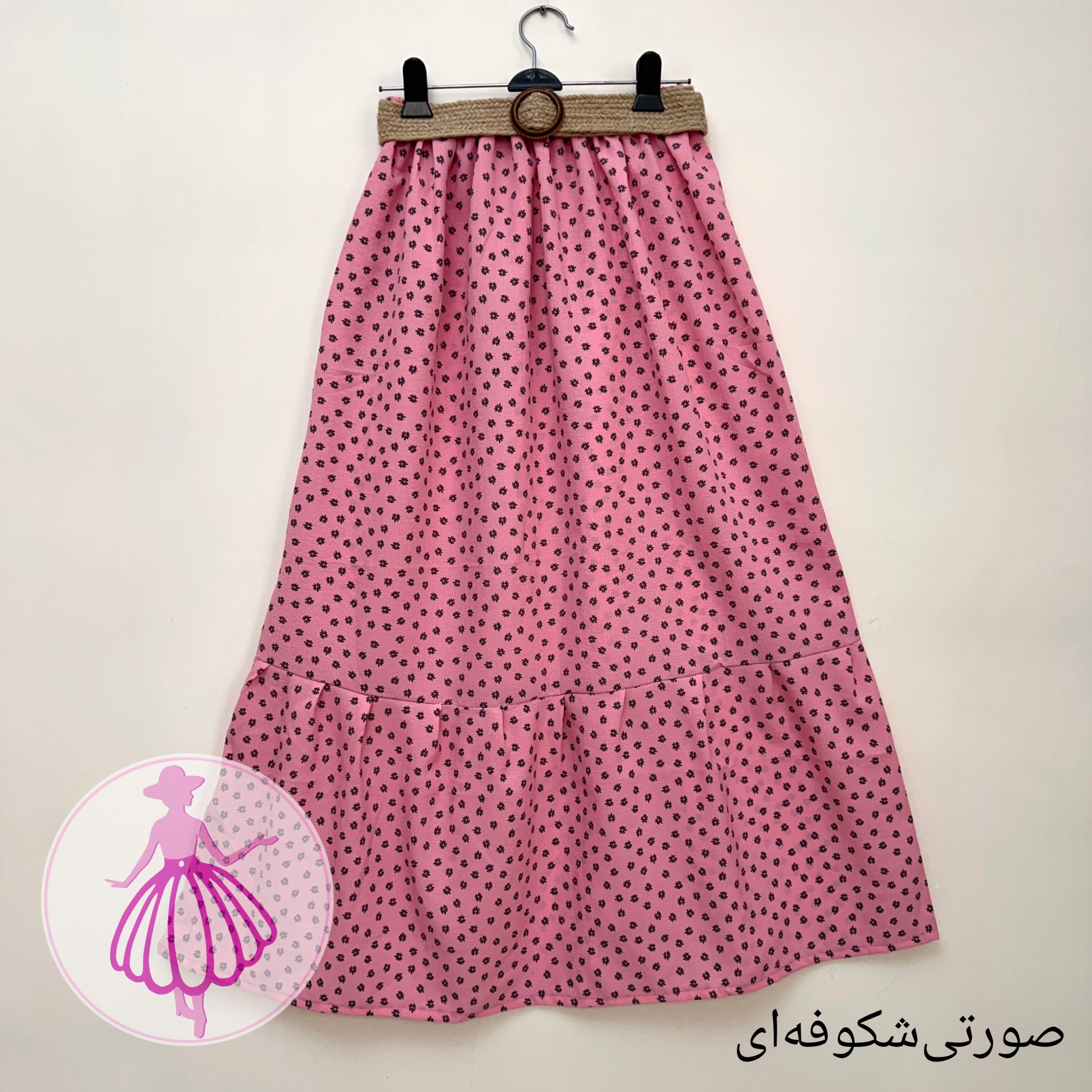 دامن پفکی بلند در طرح های متنوع کالکشن 1405(کد1449) - Image 4