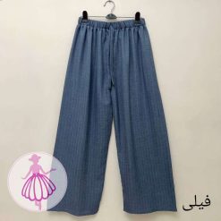 شلوار شانتون نیم بگ کژوال - تصویر 5