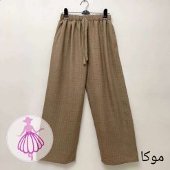 شلوار شانتون نیم بگ کژوال - تصویر 7