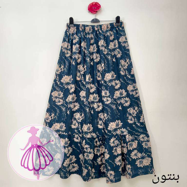 دامن گل داودی چیندار در رنگبندی شیک - Image 8