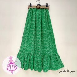 دامن کرپ پفکی مربعی بلند - تصویر 12