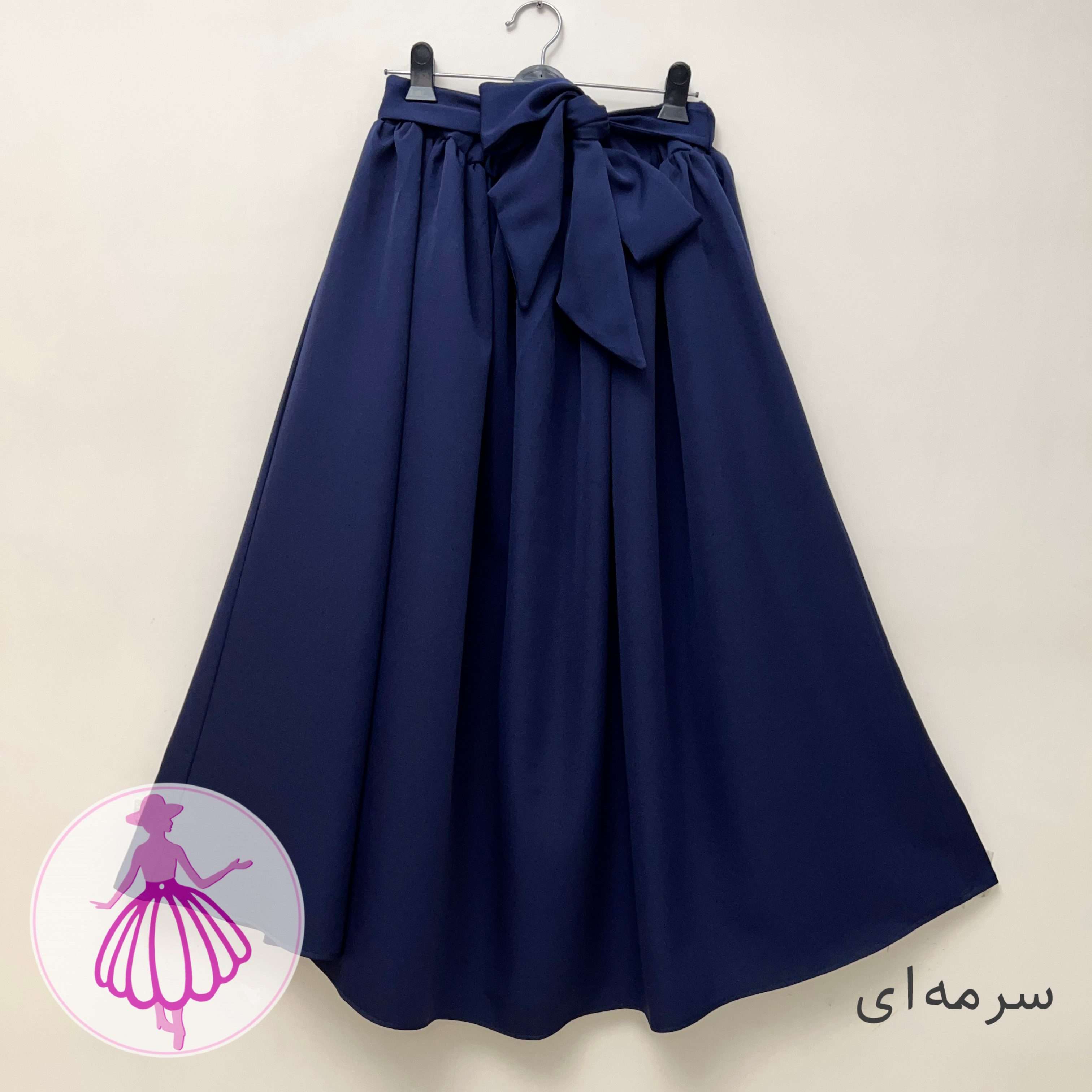 دامن پاپیونی پرچین کلوش بلند - Image 18