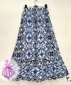 دامن نخی پایین چیندار