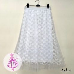 دامن پلیسه گیپور شاینی وارداتی - تصویر 2