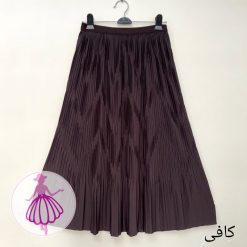 دامن پلیسه ساتن هفت هشتی وارداتی