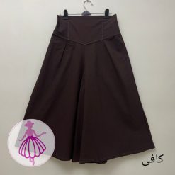 دامن شلواری کمرگنی لینن - تصویر 6