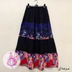 دامن نخی طبقه ای گلرخ - تصویر 2